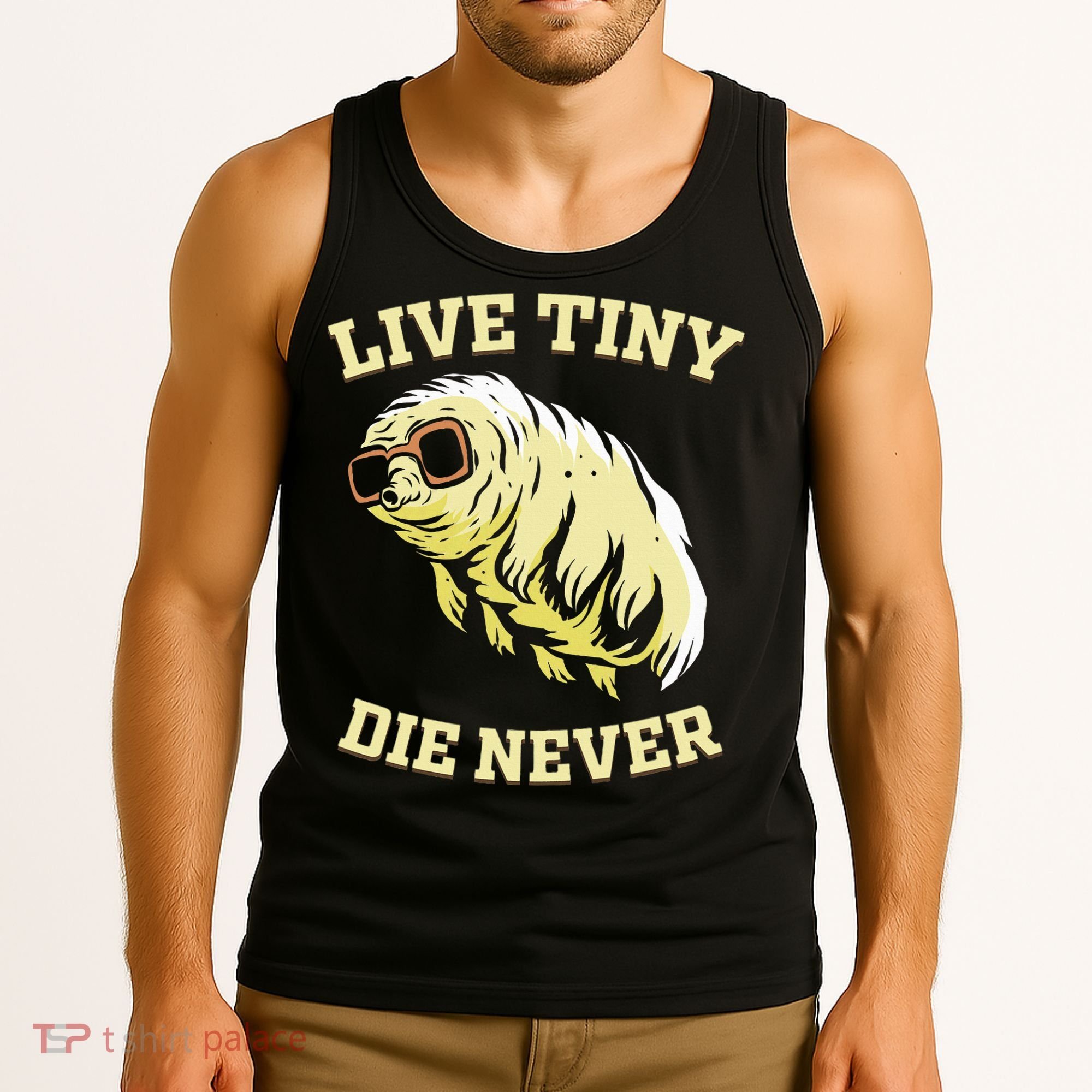 Tardigrade Live Tiny Die Never Water Bear Microbiology Tank Top