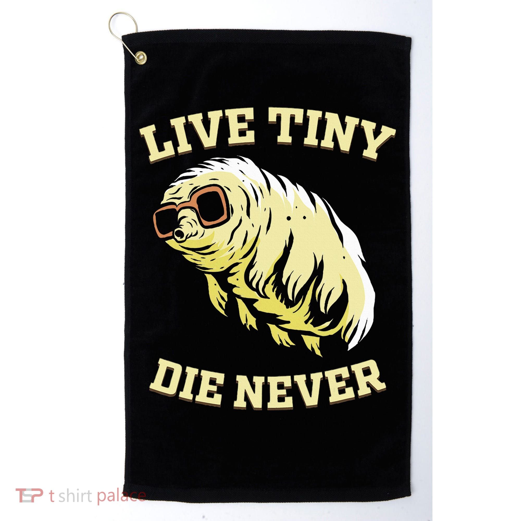 Tardigrade Live Tiny Die Never Water Bear Microbiology Golf Towel