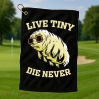 Tardigrade Live Tiny Die Never Water Bear Microbiology Golf Towel thumb 1