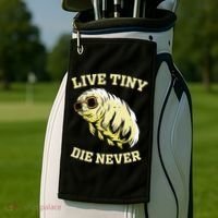Tardigrade Live Tiny Die Never Water Bear Microbiology Golf Towel thumb 2