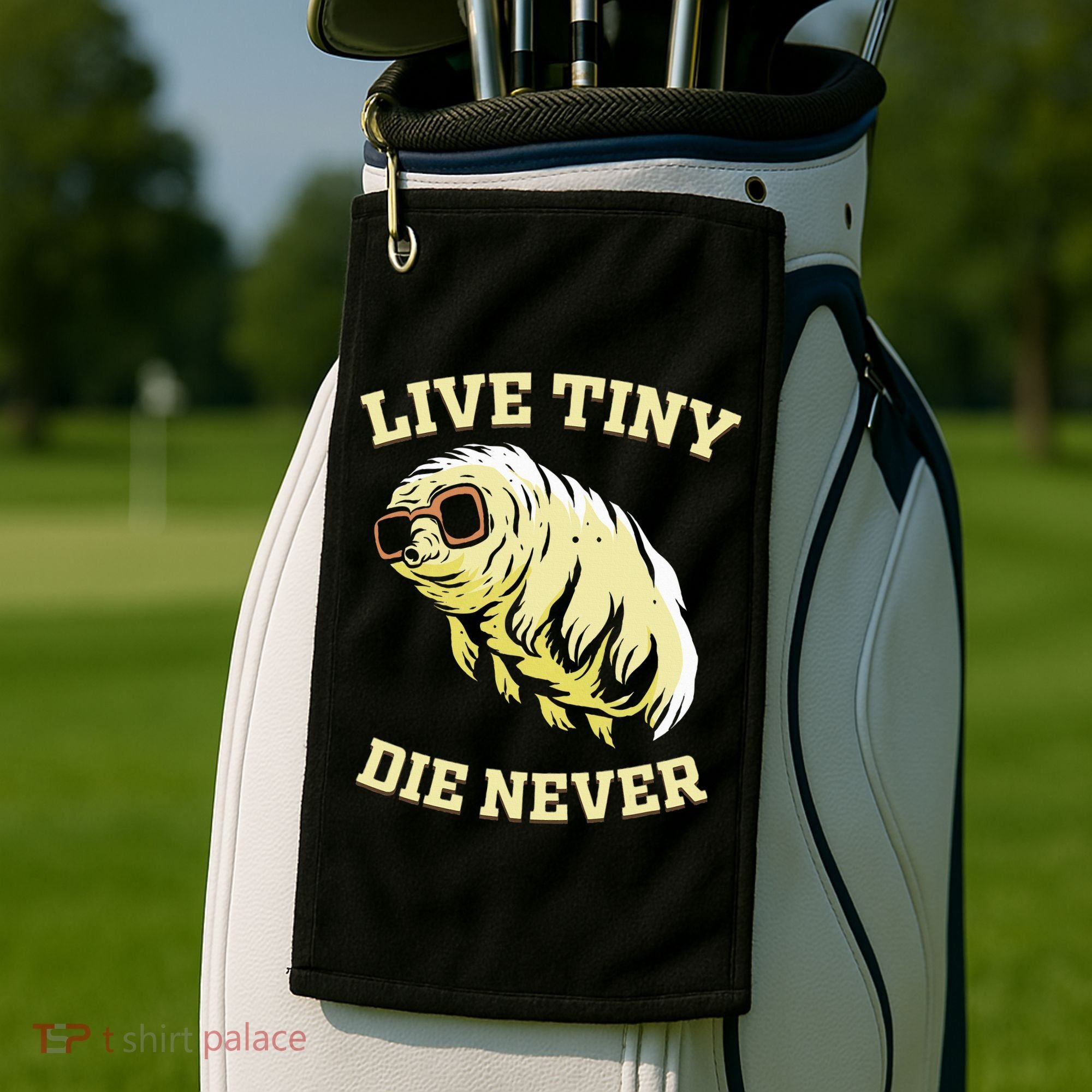 Tardigrade Live Tiny Die Never Water Bear Microbiology Golf Towel