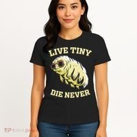 Tardigrade Live Tiny Die Never Water Bear Microbiology Women's T-Shirt thumb 4