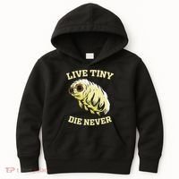 Tardigrade Live Tiny Die Never Water Bear Microbiology Kids Hoodie thumb 0