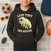Tardigrade Live Tiny Die Never Water Bear Microbiology Kids Hoodie thumb 2