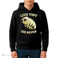 Tardigrade Live Tiny Die Never Water Bear Microbiology Kids Hoodie thumb 4