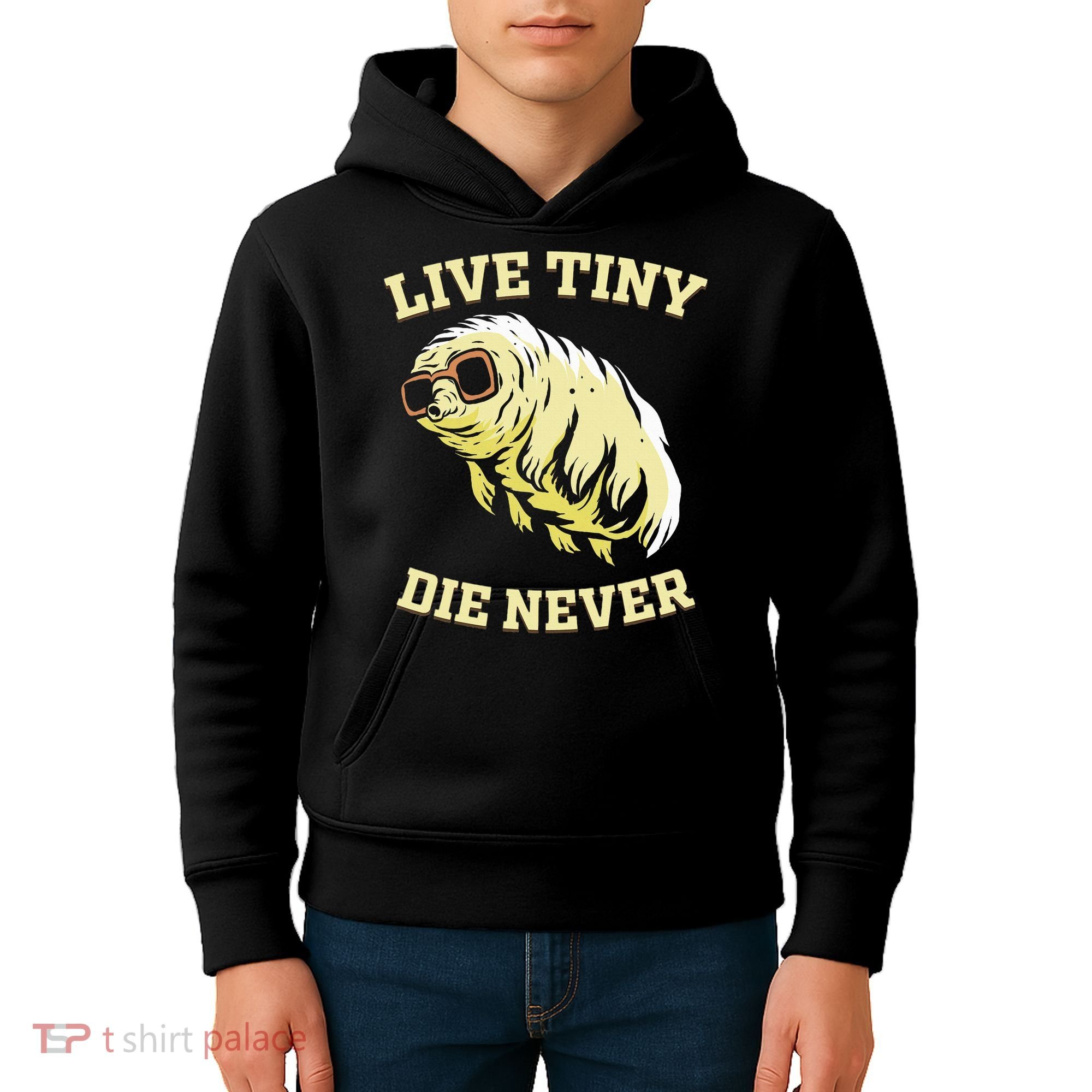 Tardigrade Live Tiny Die Never Water Bear Microbiology Kids Hoodie