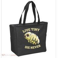 Tardigrade Live Tiny Die Never Water Bear Microbiology Tote Bag thumb 2
