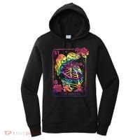 The Lovers Tarot Card Goth Tie Dye Kissing Lesbian Skeletons Women's Hoodie thumb 0