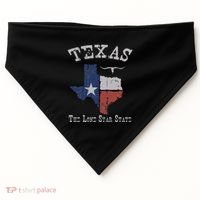 Texas Longhorn The Lone Star State DonT Mess With USA-Made Doggie Bandana thumb 0