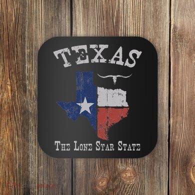 Texas Longhorn The Lone Star State DonT Mess With Coaster