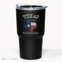 Texas Longhorn The Lone Star State DonT Mess With Tumbler thumb 0