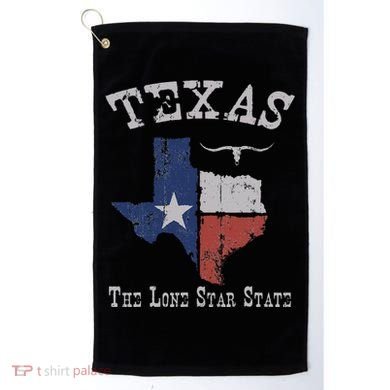 Texas Longhorn The Lone Star State DonT Mess With Golf Towel