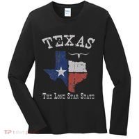 Texas Longhorn The Lone Star State DonT Mess With Women's Long Sleeve Shirt thumb 0