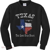Texas Longhorn The Lone Star State DonT Mess With Kids Sweatshirt thumb 0