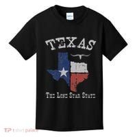 Texas Longhorn The Lone Star State DonT Mess With Kids T-Shirt thumb 0