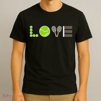 Tennis Love Tennis Fan Tennis Player Gift Tennis Lover T-Shirt thumb 3