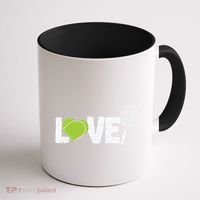 Tennis Love Tennis Racket Gift Coffee Mug thumb 1