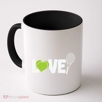 Tennis Love Tennis Racket Gift Coffee Mug thumb 0