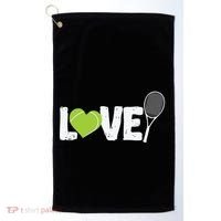 Tennis Love Tennis Racket Gift Golf Towel thumb 0