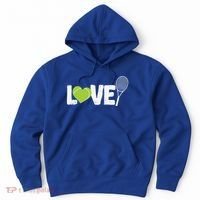 Tennis Love Tennis Racket Gift Hoodie thumb 0