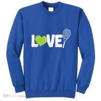 Tennis Love Tennis Racket Gift Sweatshirt thumb 0