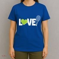 Tennis Love Tennis Racket Gift T-Shirt thumb 4