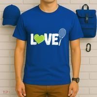 Tennis Love Tennis Racket Gift T-Shirt thumb 6