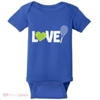 Tennis Love Tennis Racket Gift Baby Bodysuit thumb 0