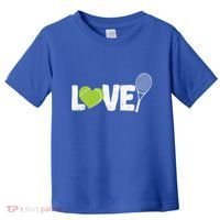 Tennis Love Tennis Racket Gift Toddler T-Shirt thumb 0