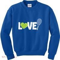 Tennis Love Tennis Racket Gift Kids Sweatshirt thumb 0