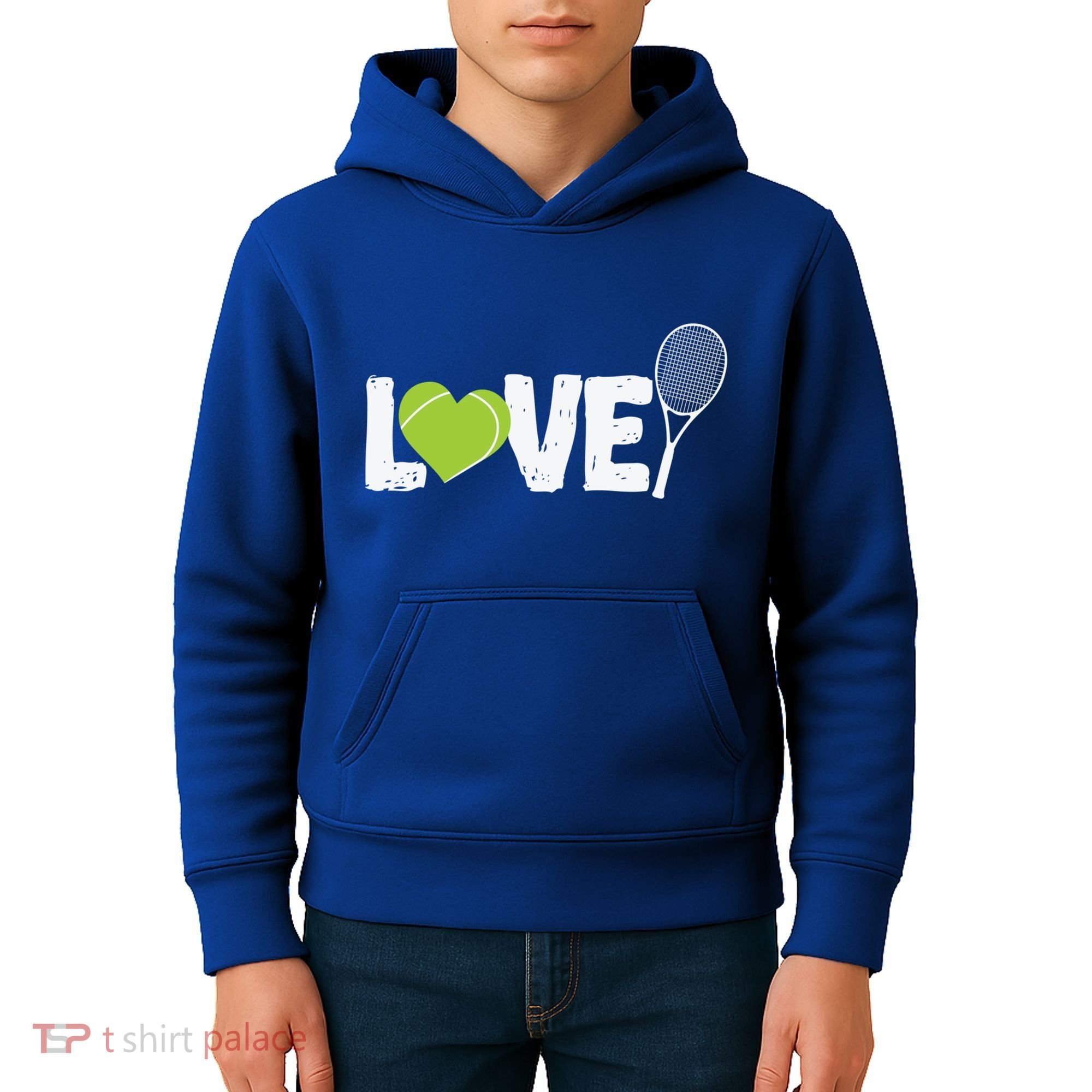 Tennis Love Tennis Racket Gift Kids Hoodie