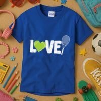 Tennis Love Tennis Racket Gift Kids T-Shirt thumb 3