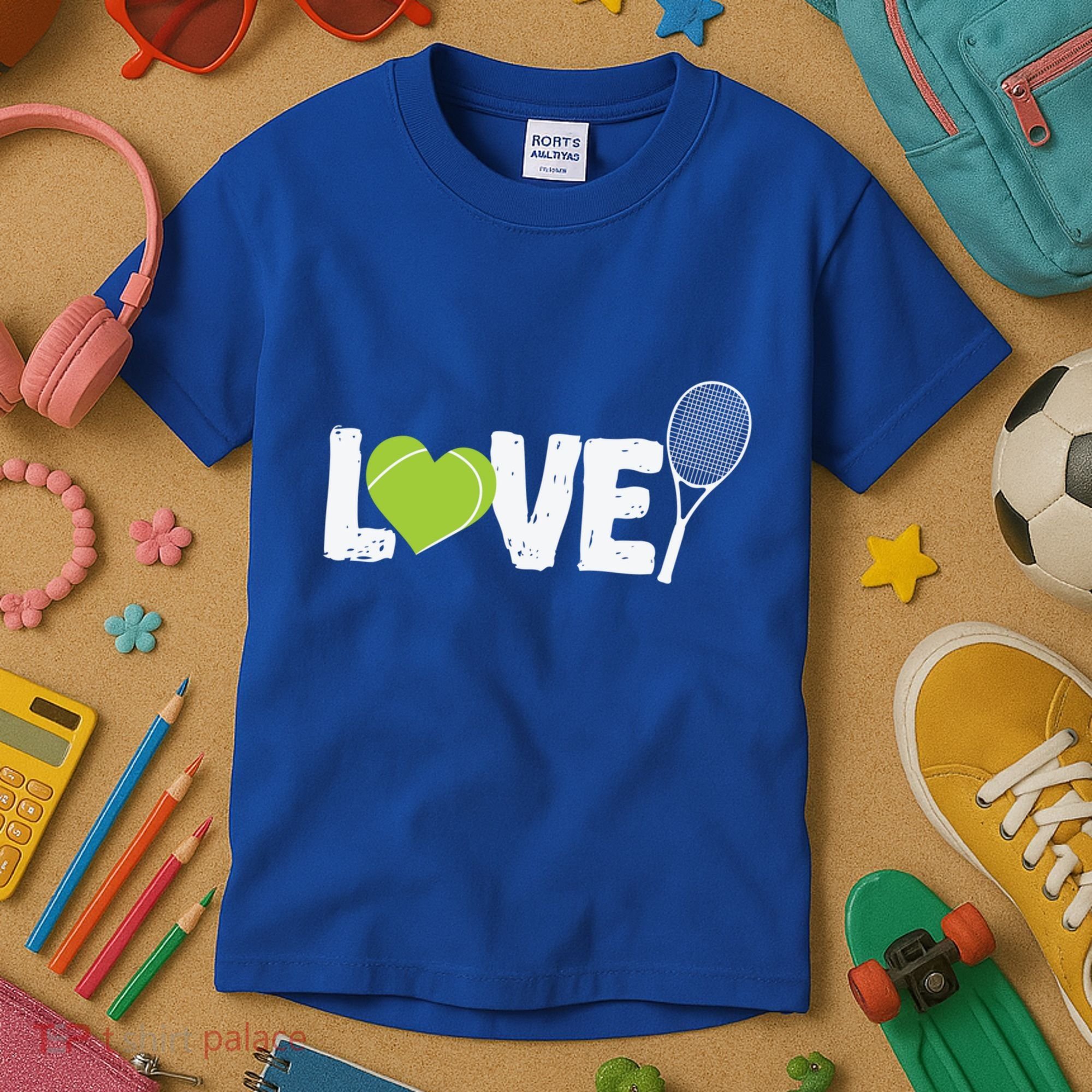 Tennis Love Tennis Racket Gift Kids T-Shirt