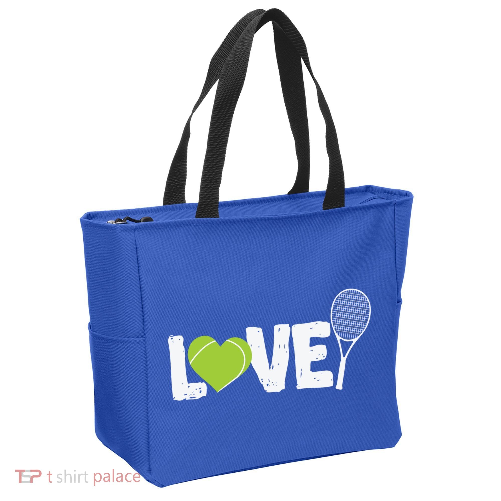 Tennis Love Tennis Racket Gift Tote Bag