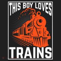 This  loves trains locomotives and wagon! boys train Hat thumb 2