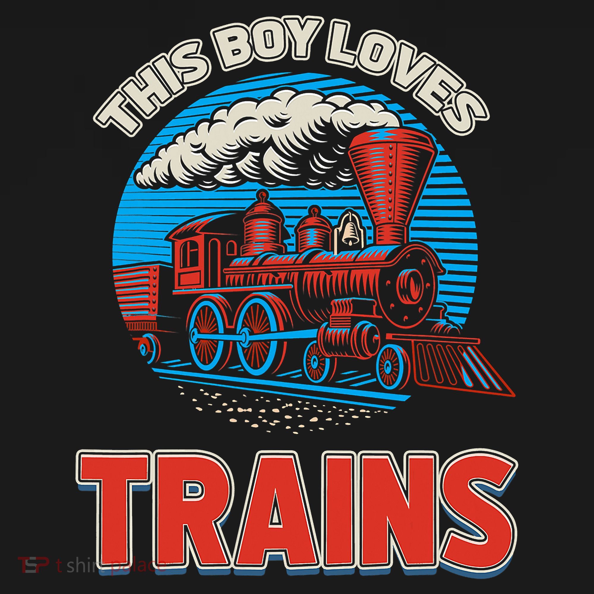 This  loves trains locomotives and wagon! boys train Tote Bag