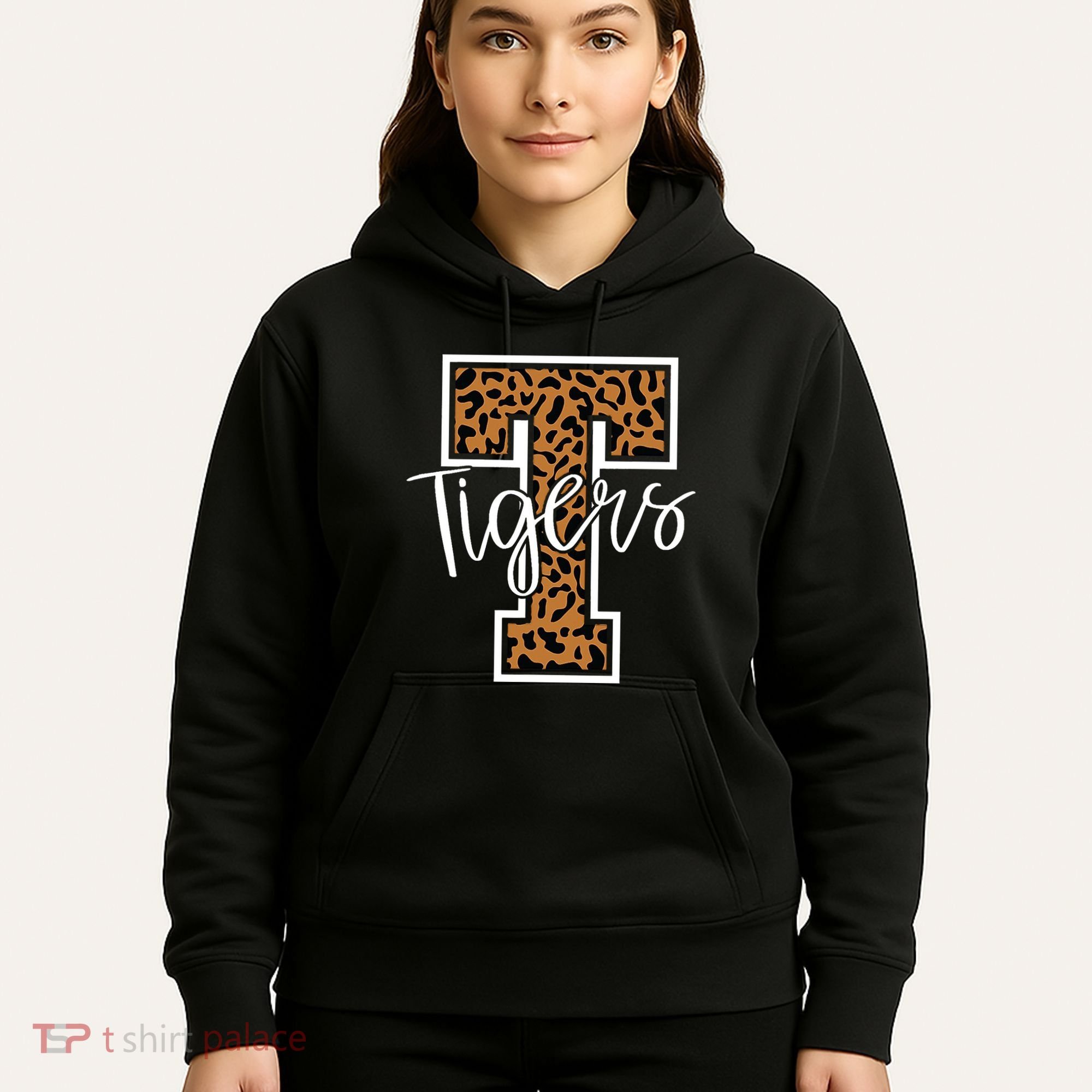 T Letter Tigers Hoodie