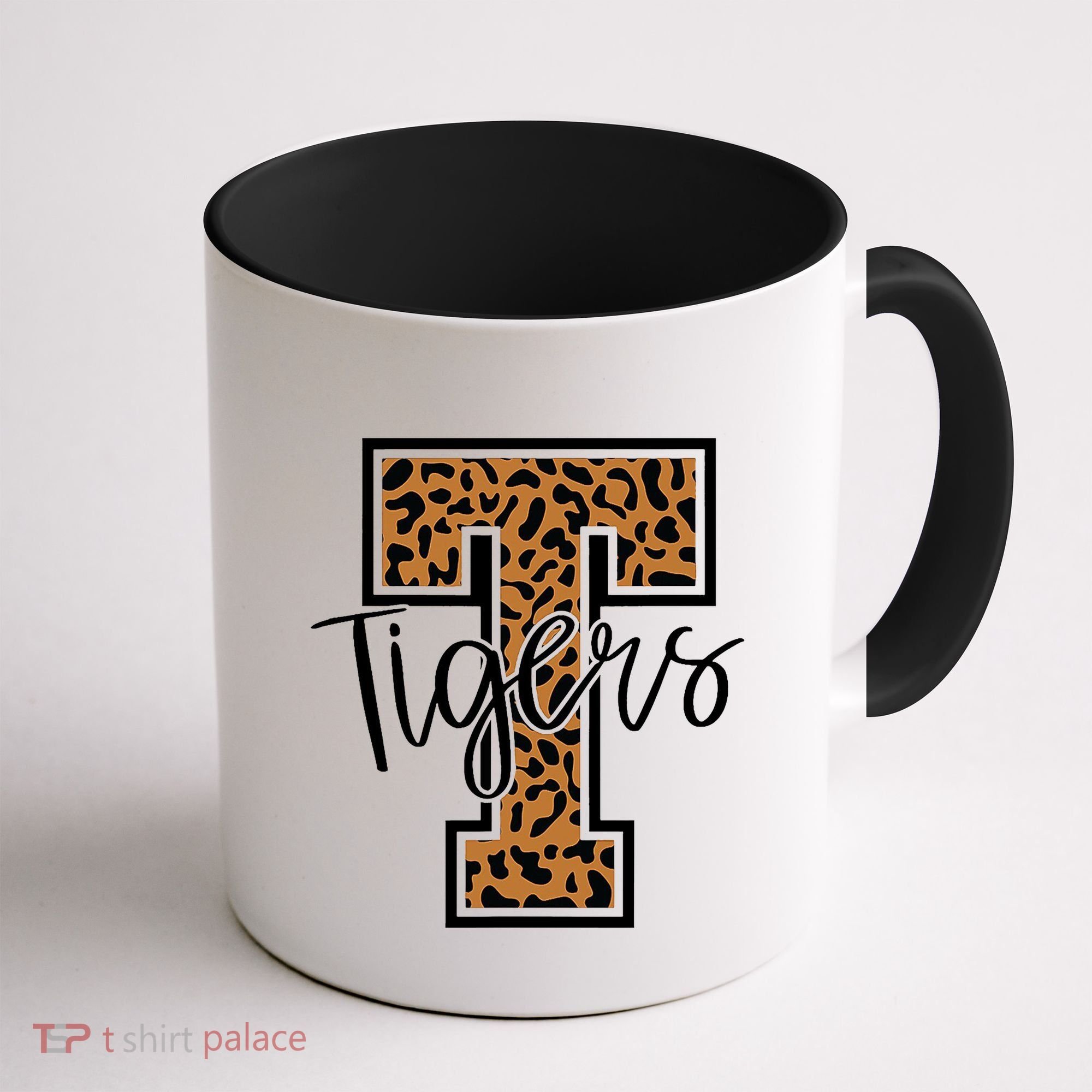 T Letter Tigers Coffee Mug