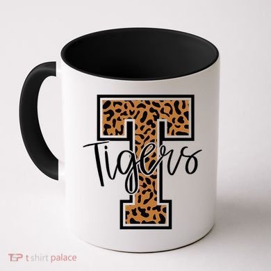 T Letter Tigers Coffee Mug