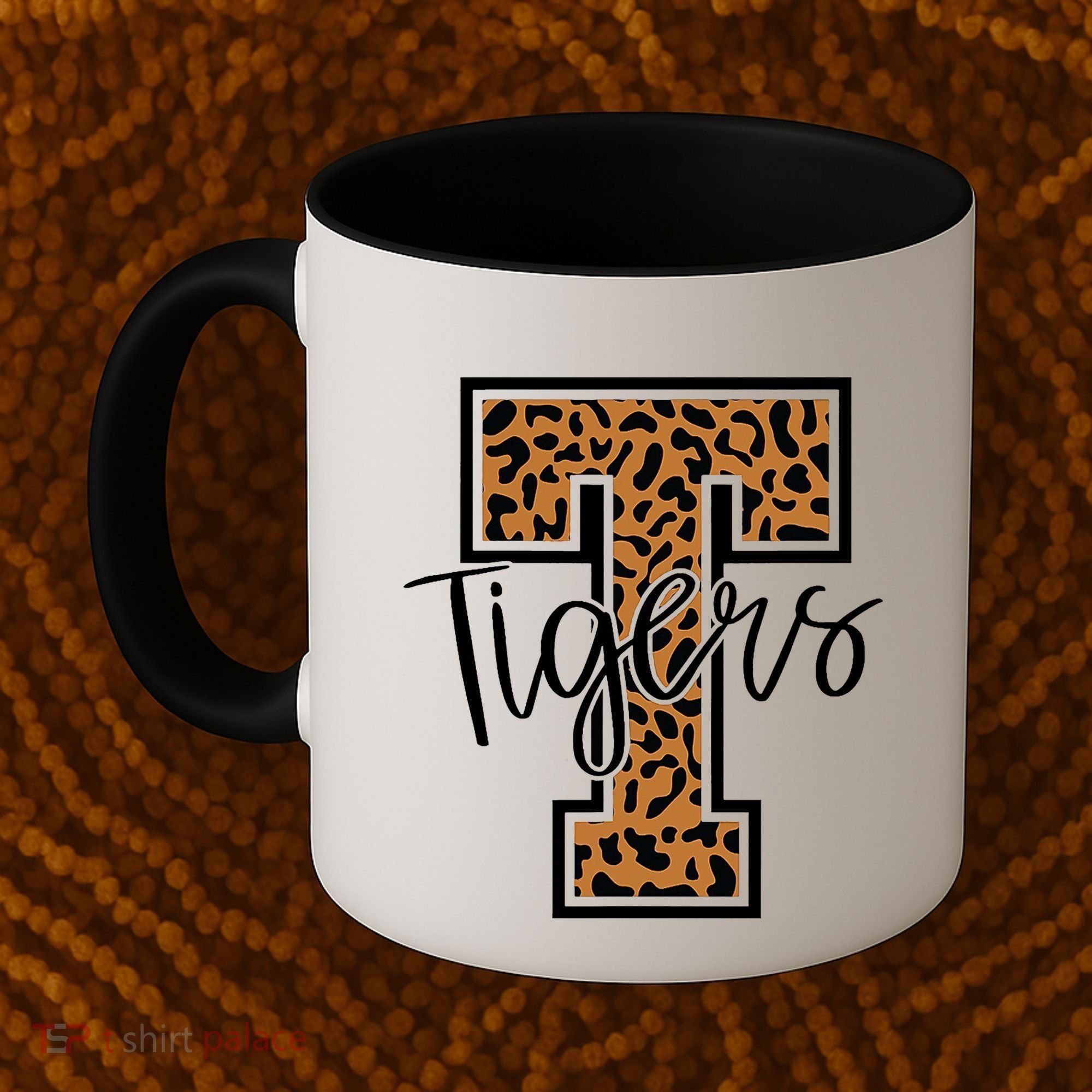 T Letter Tigers Coffee Mug