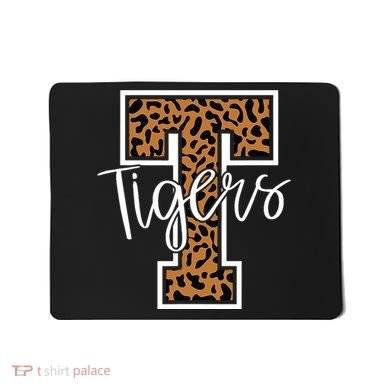 T Letter Tigers Mousepad