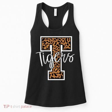 T Letter Tigers Women's Tank Top