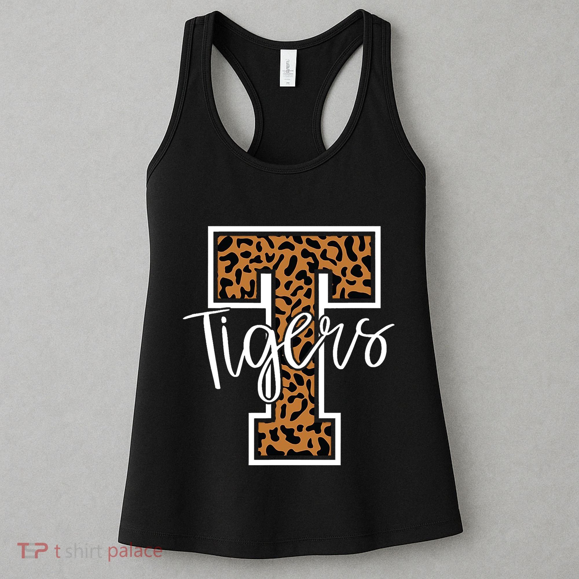 T Letter Tigers Women's Tank Top