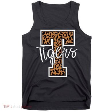 T Letter Tigers Tank Top