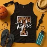 T Letter Tigers Tank Top thumb 4