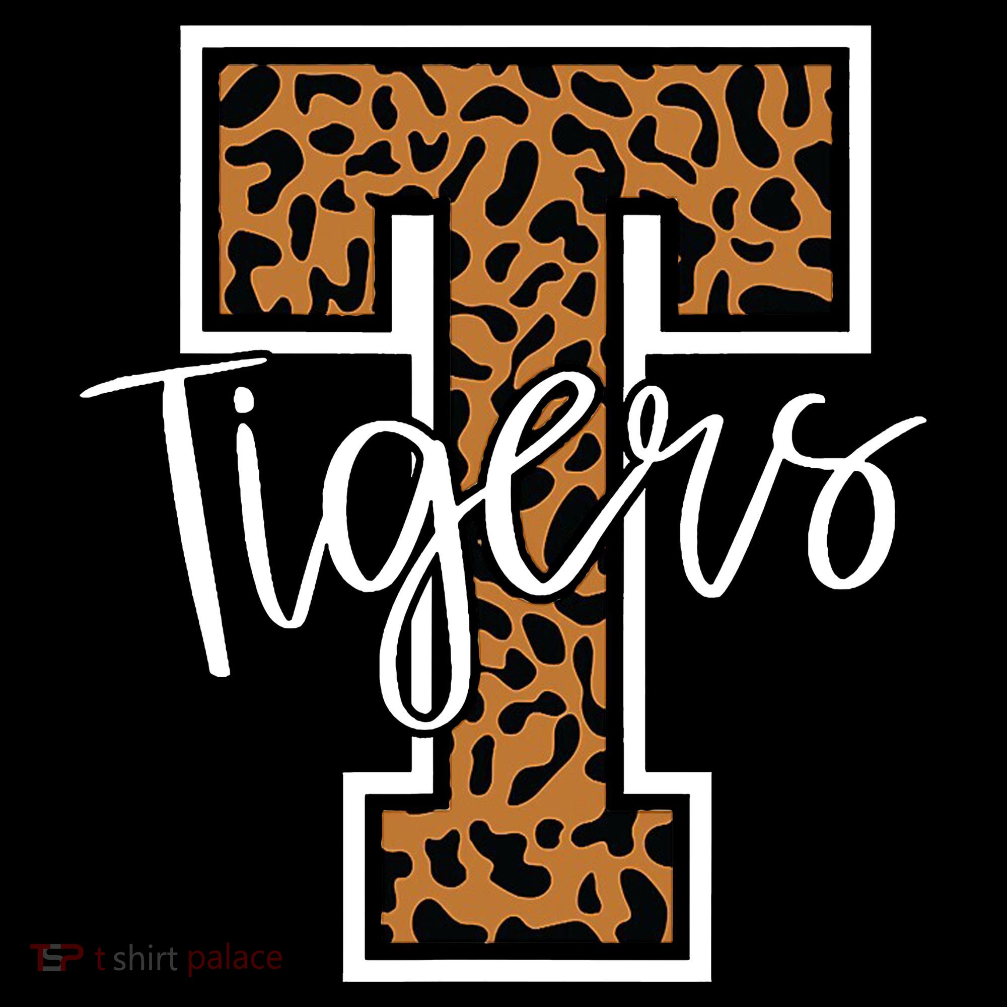 T Letter Tigers Tank Top