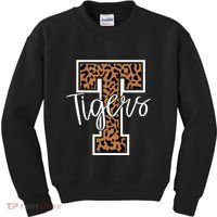 T Letter Tigers Kids Sweatshirt thumb 0