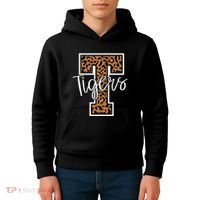 T Letter Tigers Kids Hoodie thumb 4
