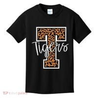 T Letter Tigers Kids T-Shirt thumb 0