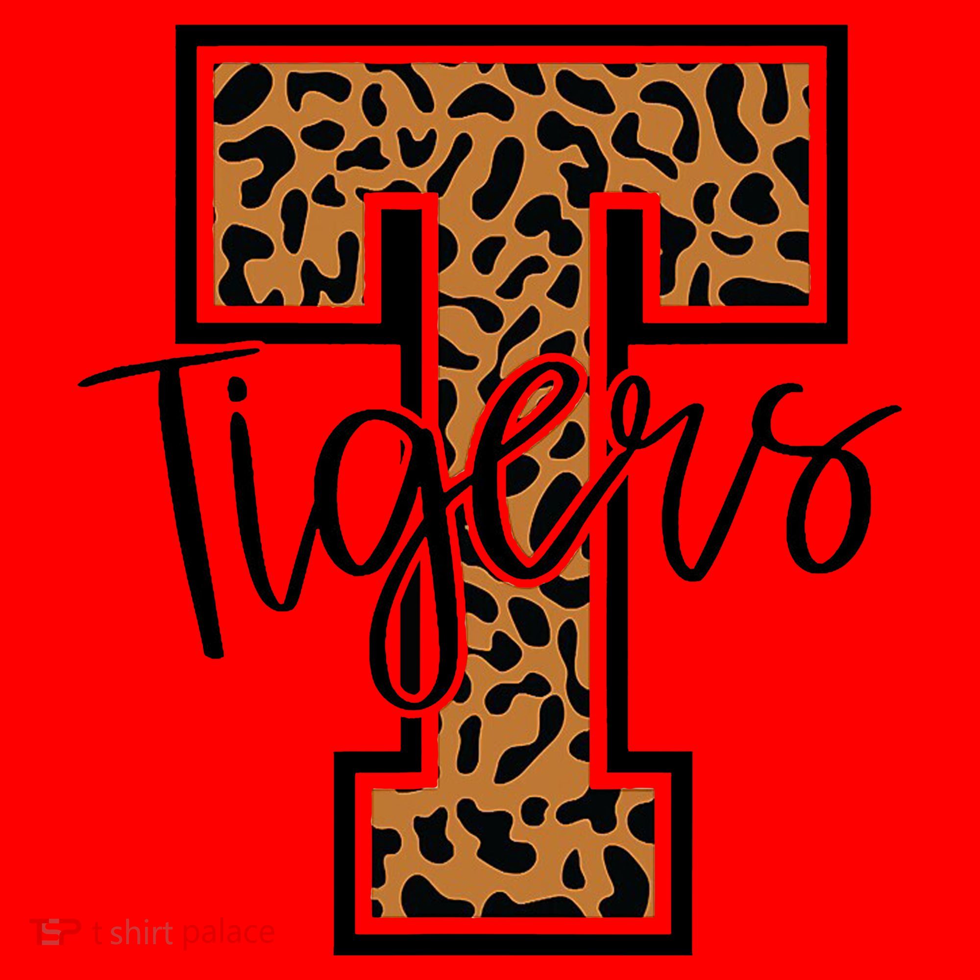 T Letter Tigers Santa Hat